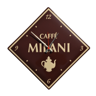 Geprägte Uhr Caffe Milani 