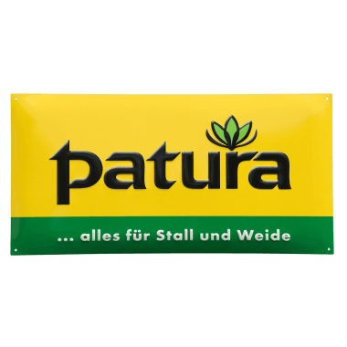 Patura Aluminiumschild  in 1mm Stärke, zur Kennzeichnung der Kunden in der Landwirtschaft 